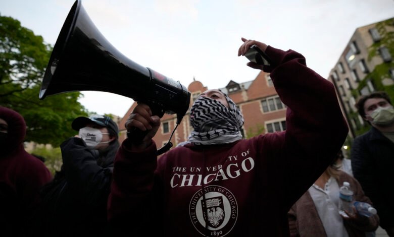 La Universidad de Chicago desaloja manifestación propalestina