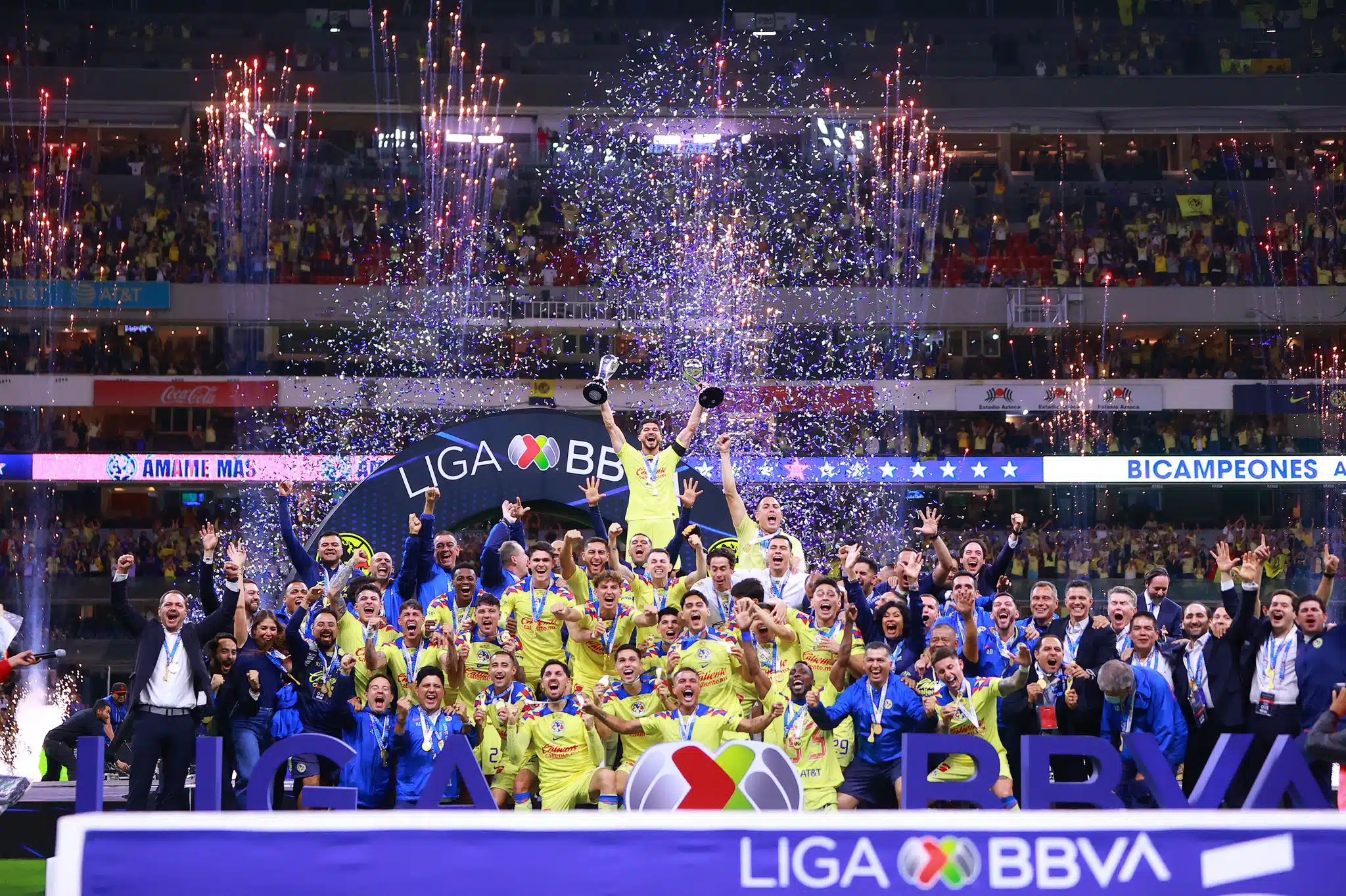 Águilas del América bicampeón de la Liga Mx