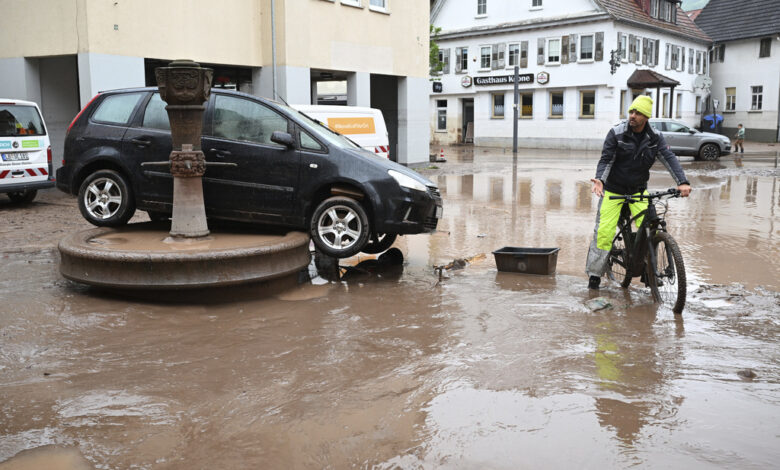 Alemania sigue bajo tensión ante inundaciones que han dejado 4 muertos